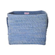 Fletkurv m. hanke - Soft Blue