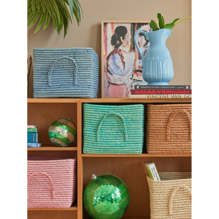 Fletkurv m. hanke - Soft Blue