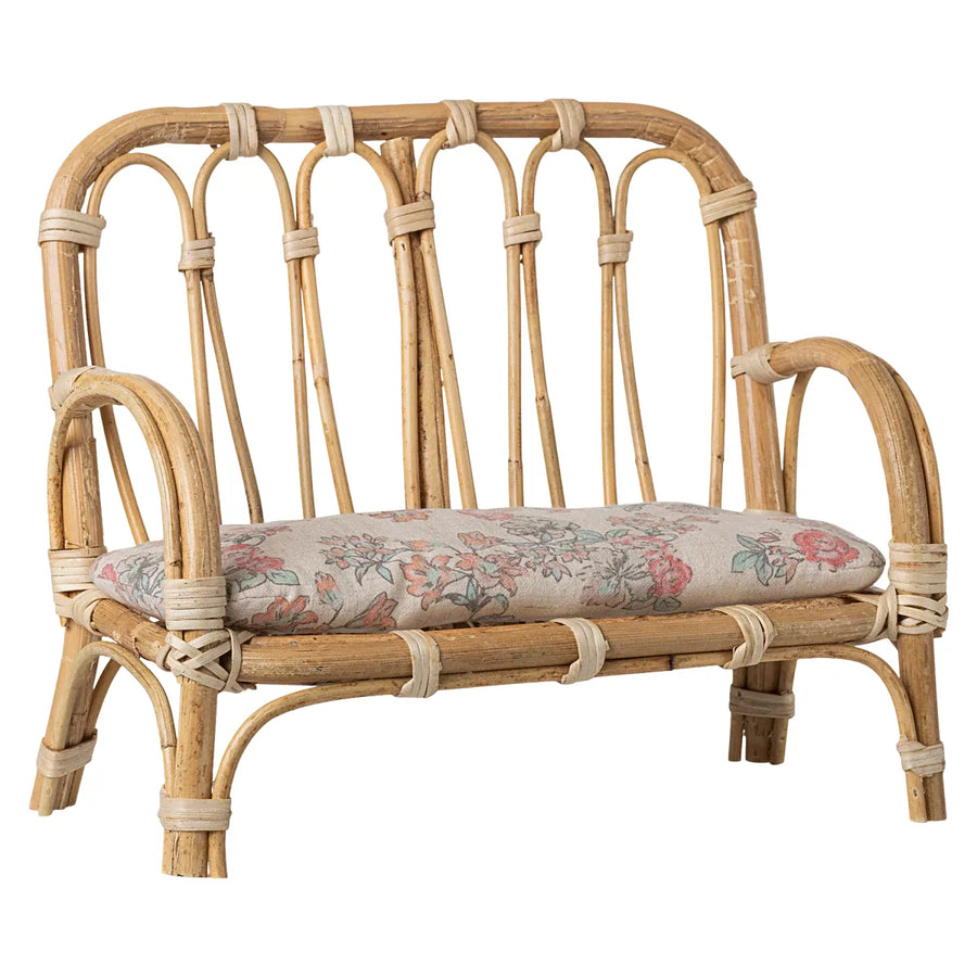 Maileg Rattan sofa - Natur