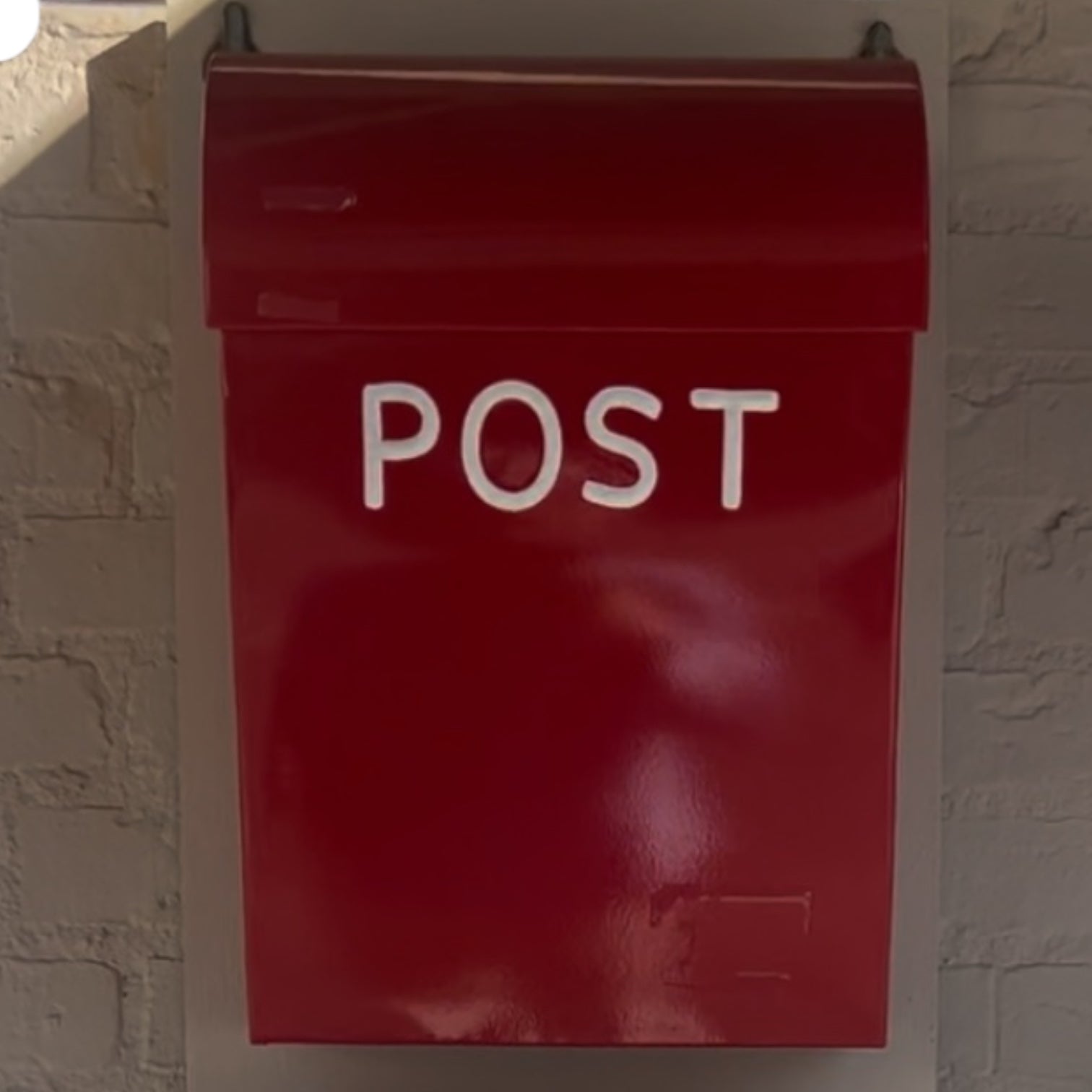 Postkasse - Rød - 2 Størrelser