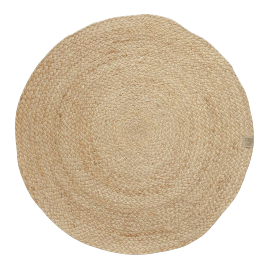 Bade-/Gulvmåtte - Dia 65 cm - Naturel
