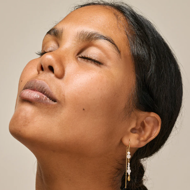 Enamel Sofia Øreringe White