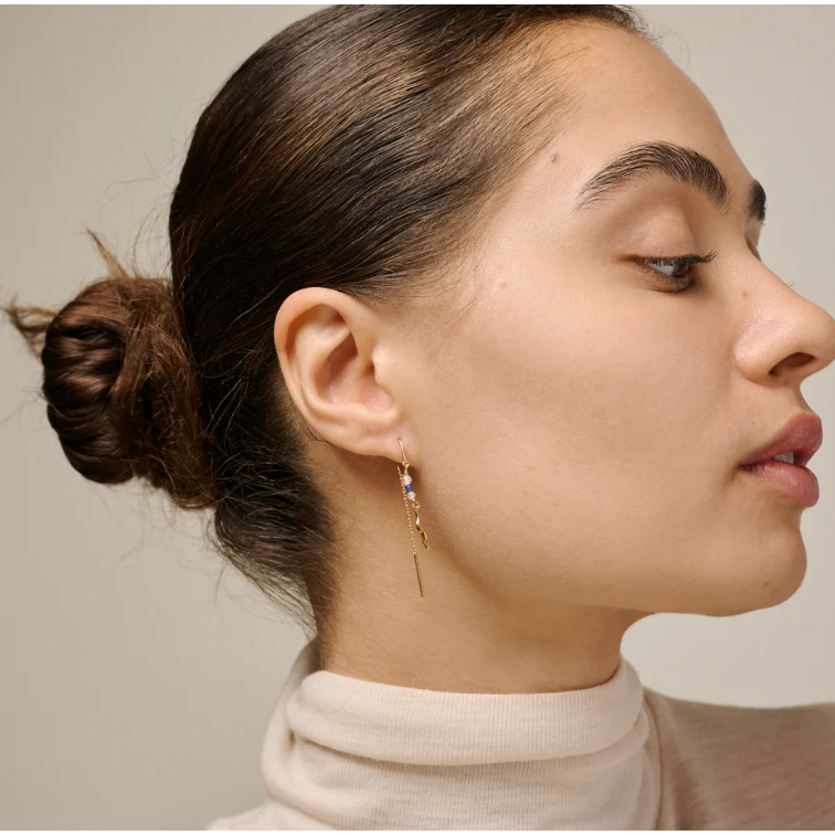 Enamel Viva Øreringe Violet