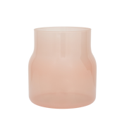 Glas vase - Lyserød