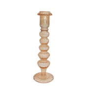 Glaslysestage H25cm - Blush
