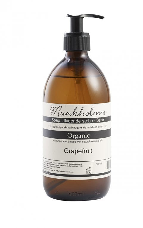 Munkholm Flydende sæbe, Organic - Grapefruit