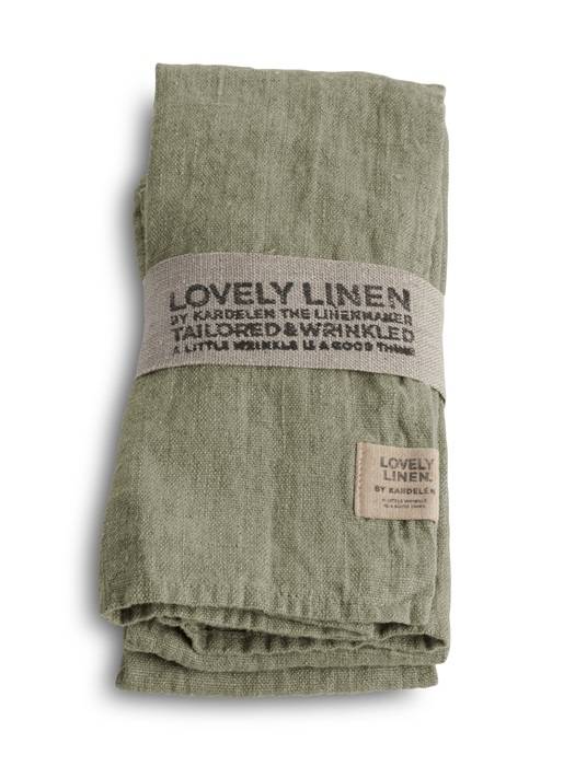 Lovely Linen - Serviet - 45x45cm - Avocado