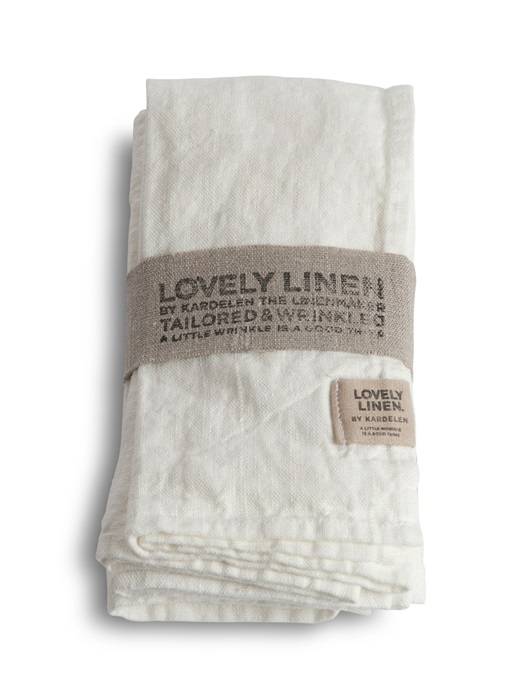 Lovely Linen - Serviet - 45 x 45 cm - Off White