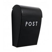 Postkasse - Sort - 2 Størrelser