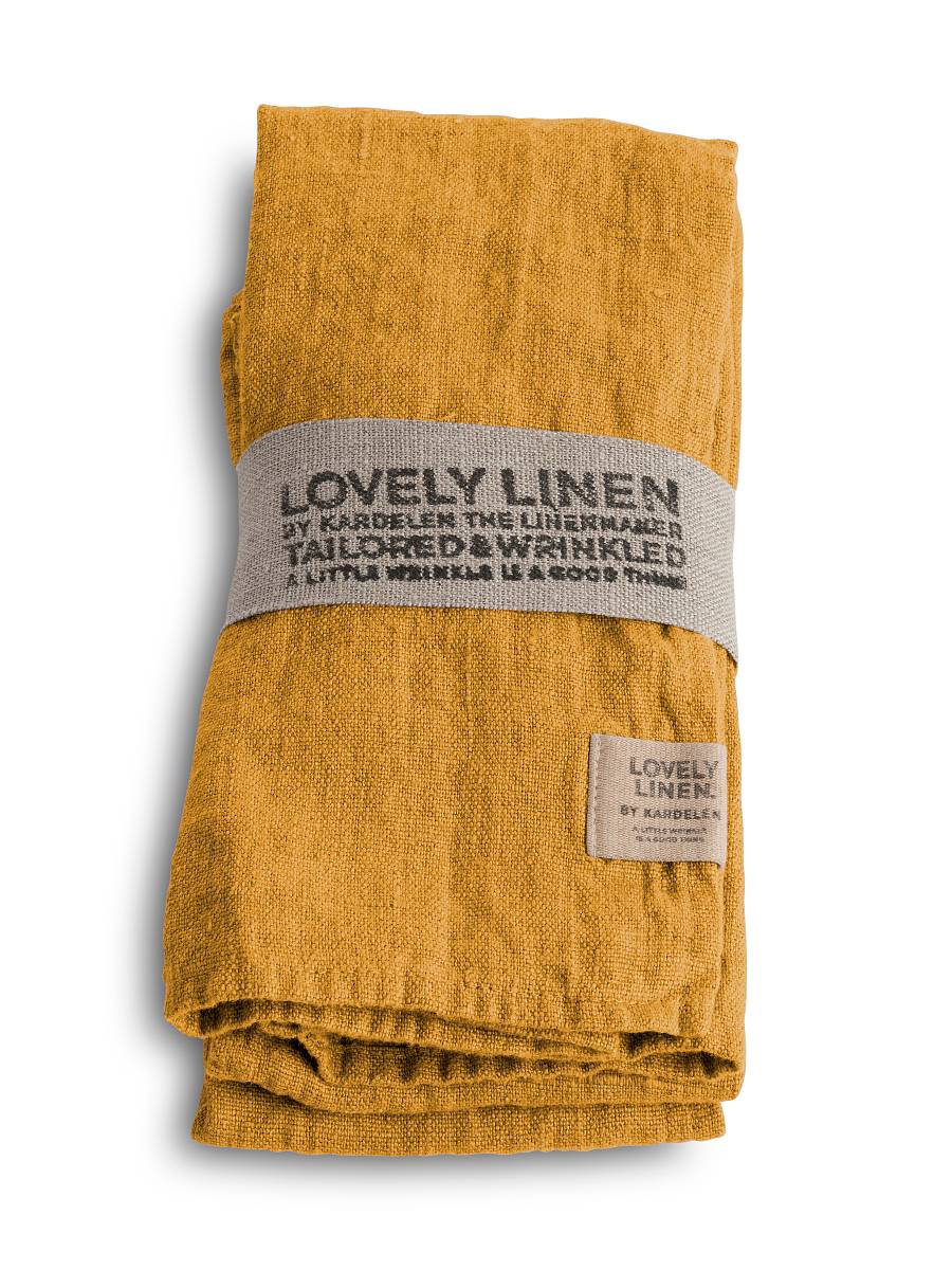 Lovely Linen - Serviet - 45 x 45 cm - Honey