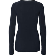 Amalie uld t-shirt - Midnight Blue - Gai+Lisva