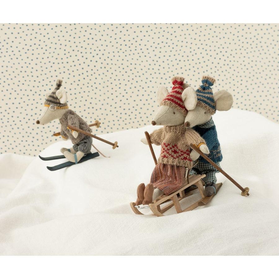 Slæde til Maileg Mus