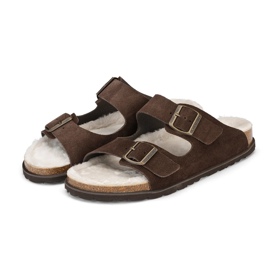 Shepherd – Bilbao sandals – Brown suede