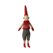 Pixy, Str. 1 - Dreng - Rød knitted vest
