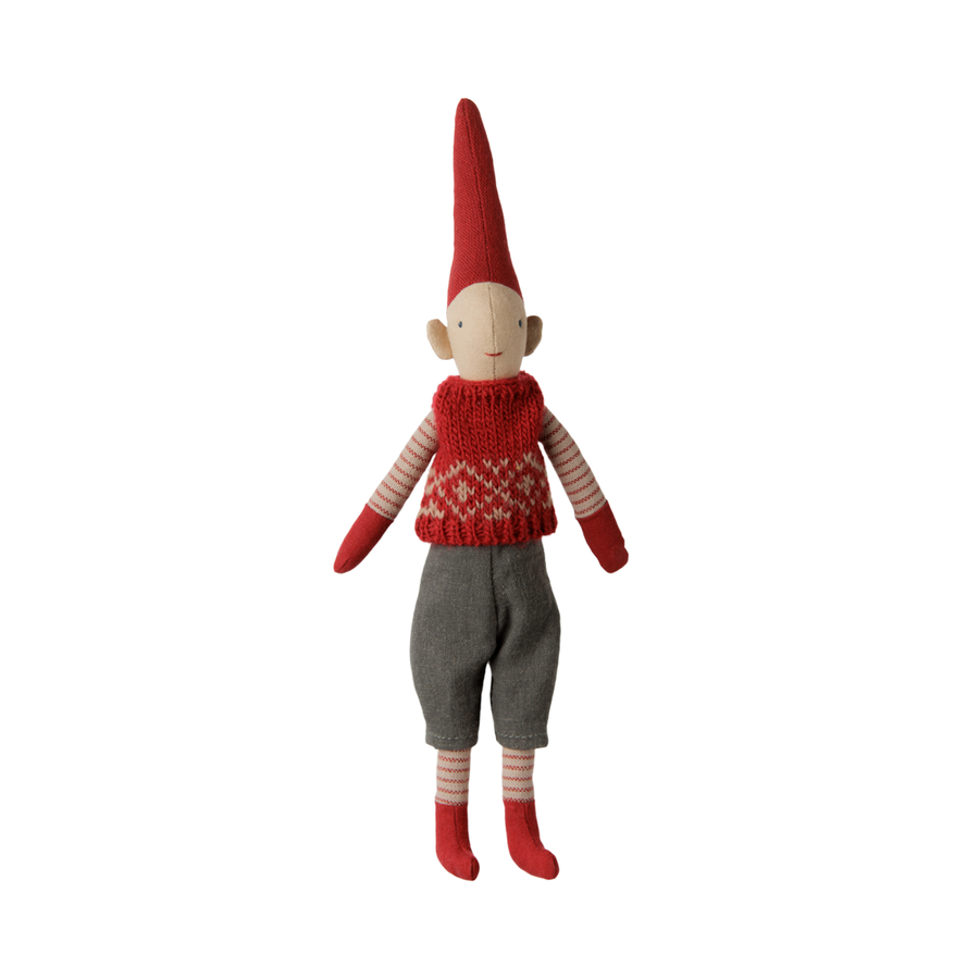 Pixy, Str. 1 - Dreng - Rød knitted vest