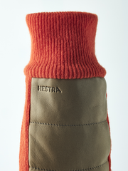 Hestra Jeanne Luffer - Jute – detaljebillede 3