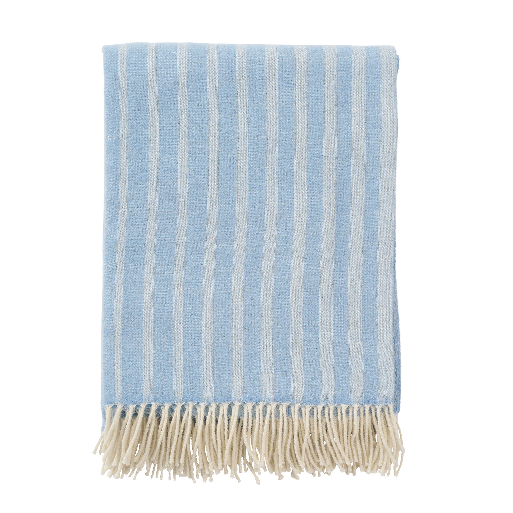 Plaid Irregular Stripes - Infinity Blue fra Klippan