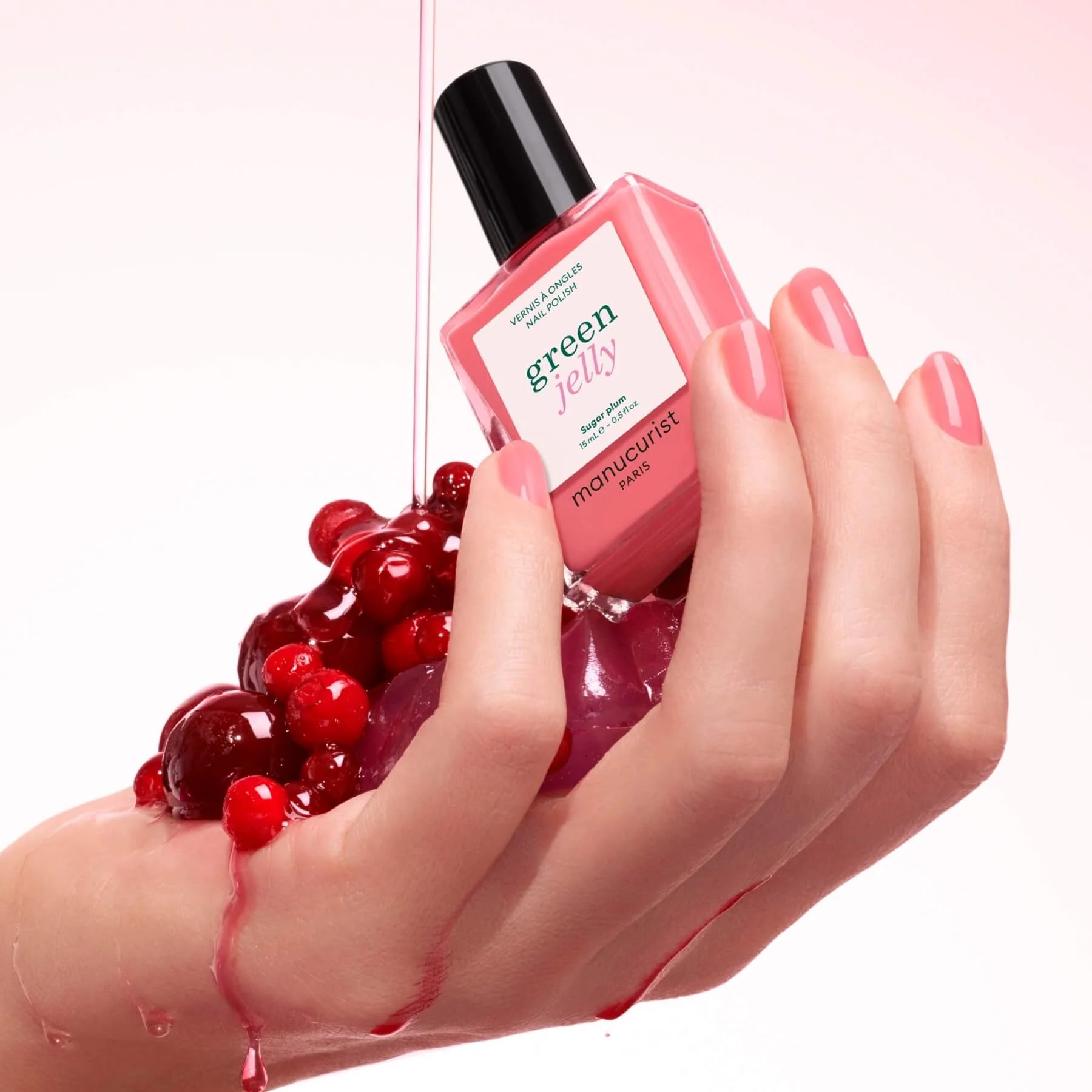Green Jelly Neglelak - Sugar Plum