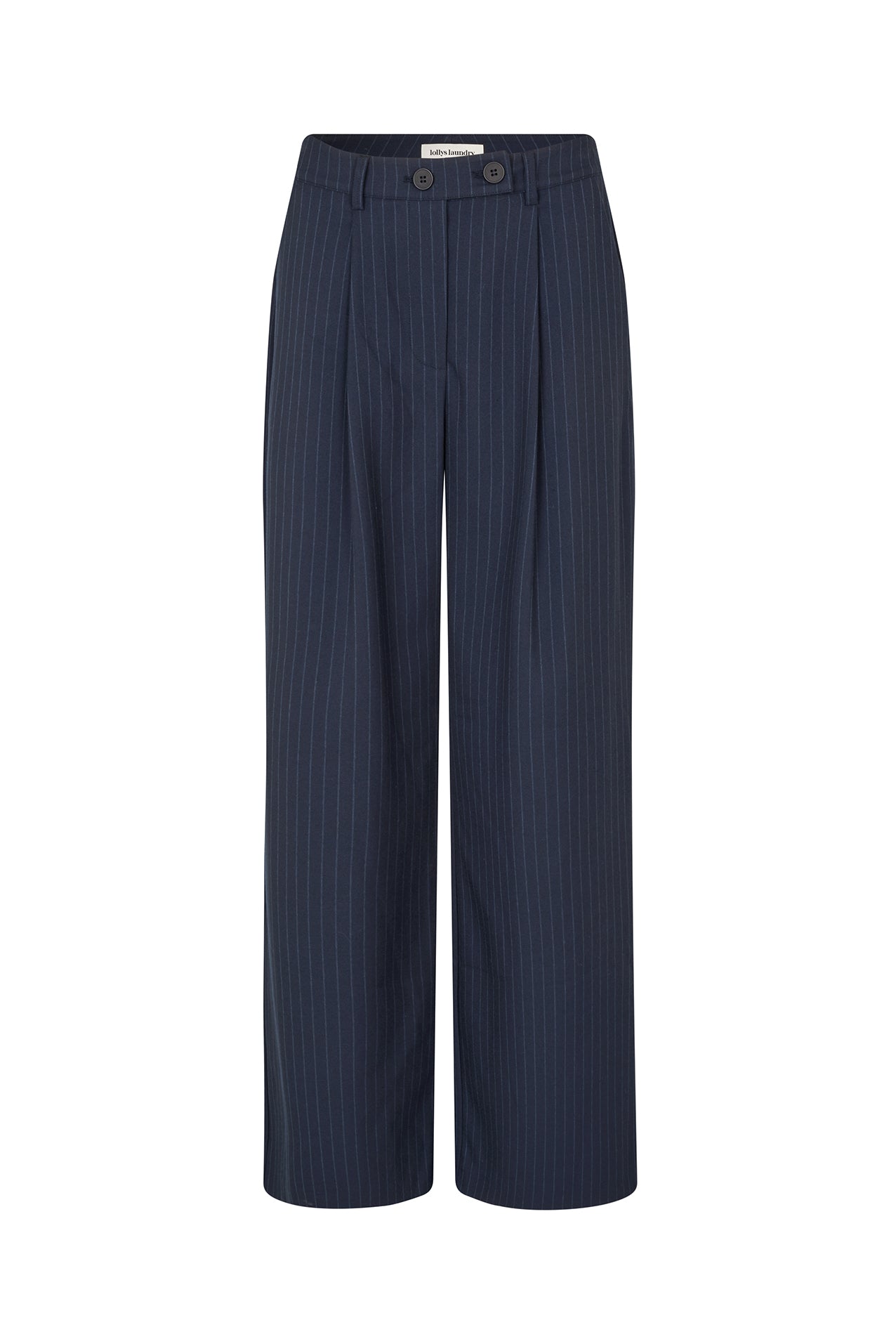 TylerLL Bukser - Dark Navy Pinstribe.