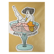 kort- Fødselsdags Cocktail