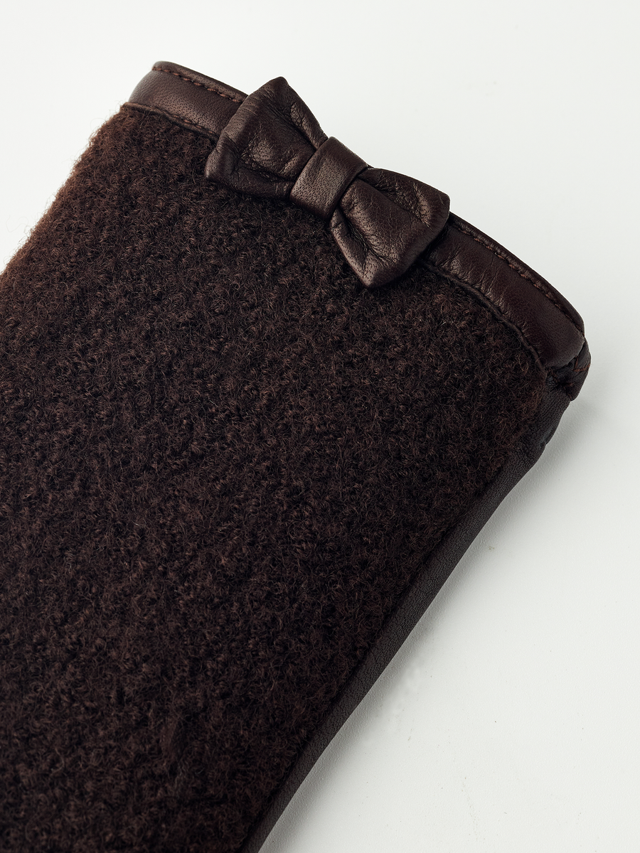 Hestra Millie Handsker - Espresso – detaljebillede 3