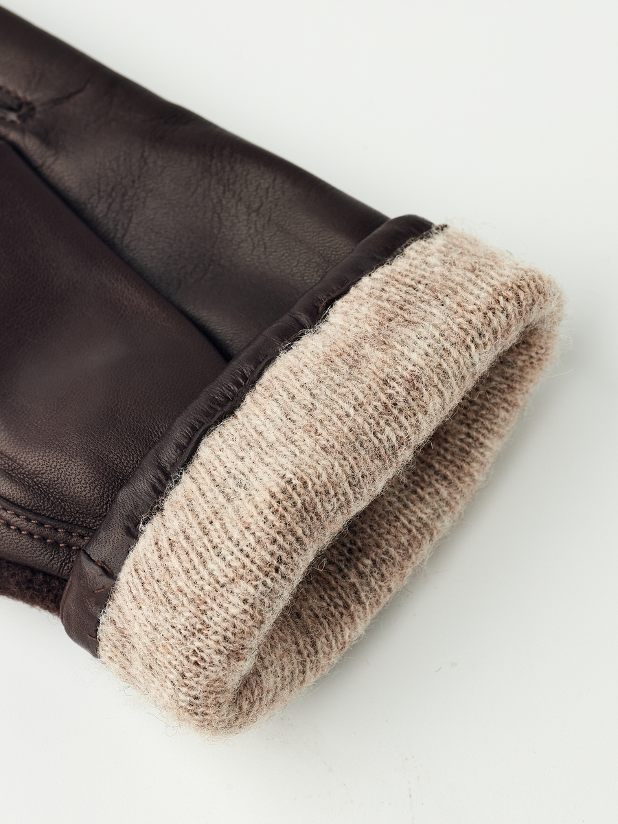 Hestra Millie Handsker - Espresso – detaljebillede 4