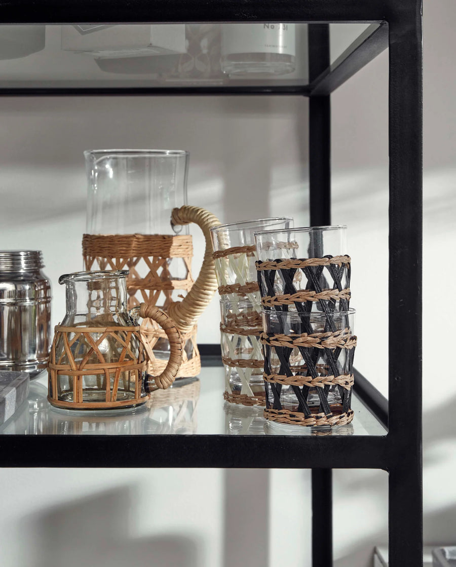 WEVA flødekande i klar glas med flet