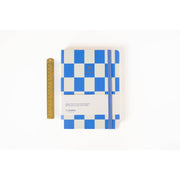Notesbog - Checkered Lavender fra A-Journal – forside og design