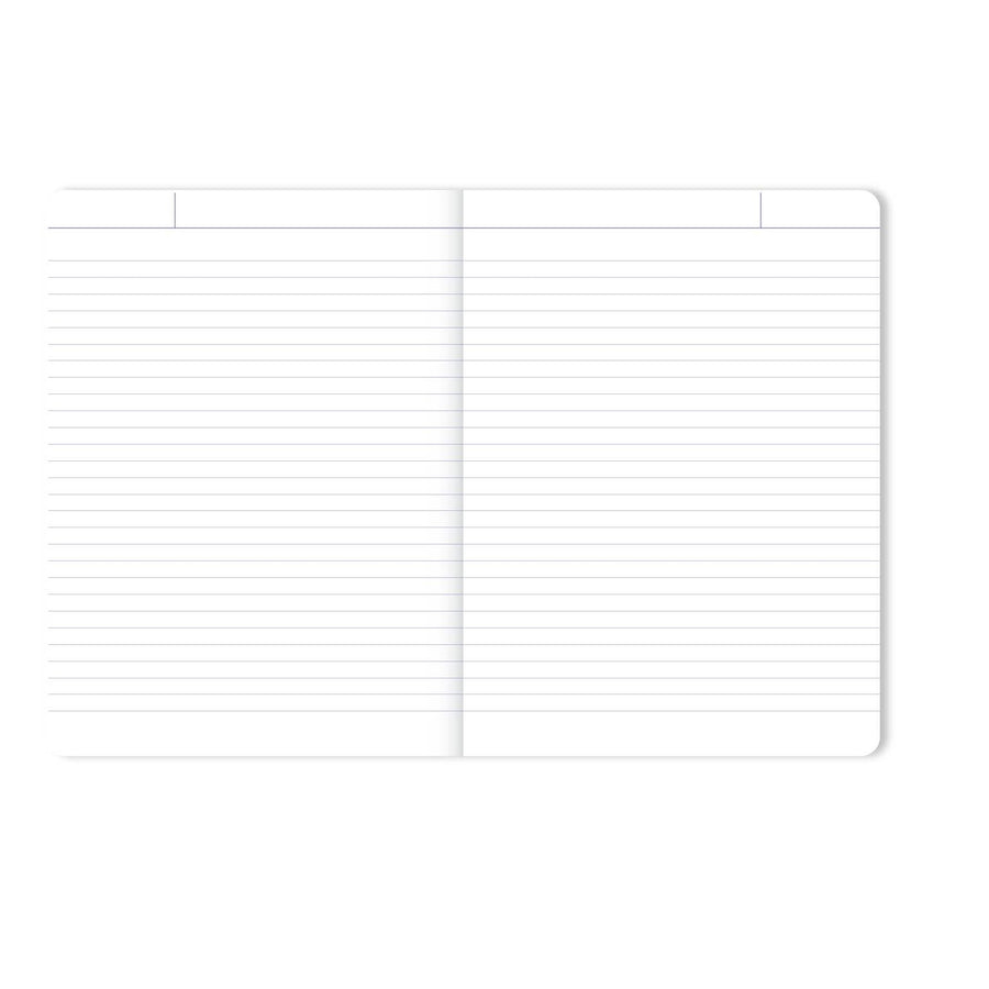 Notesbog - Checkered Lavender fra A-Journal – opslag