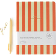 Fabrique A6-notesbog - Striber fra A-Journal – forside og design