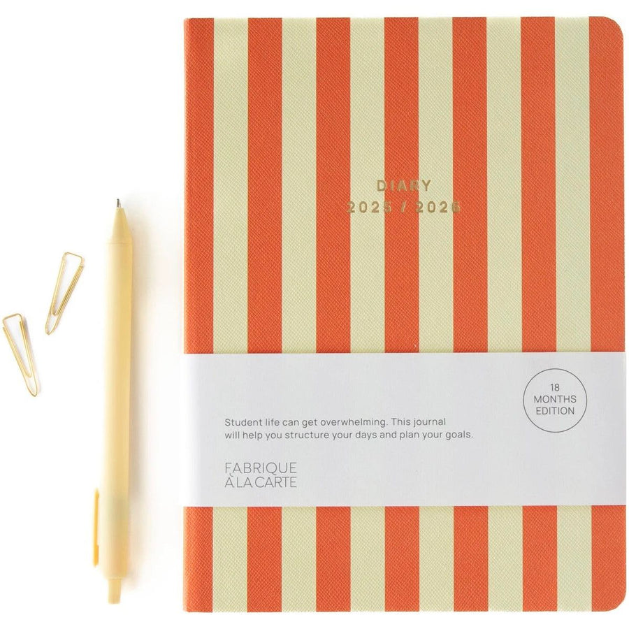 Fabrique A6-notesbog - Striber fra A-Journal – forside og design