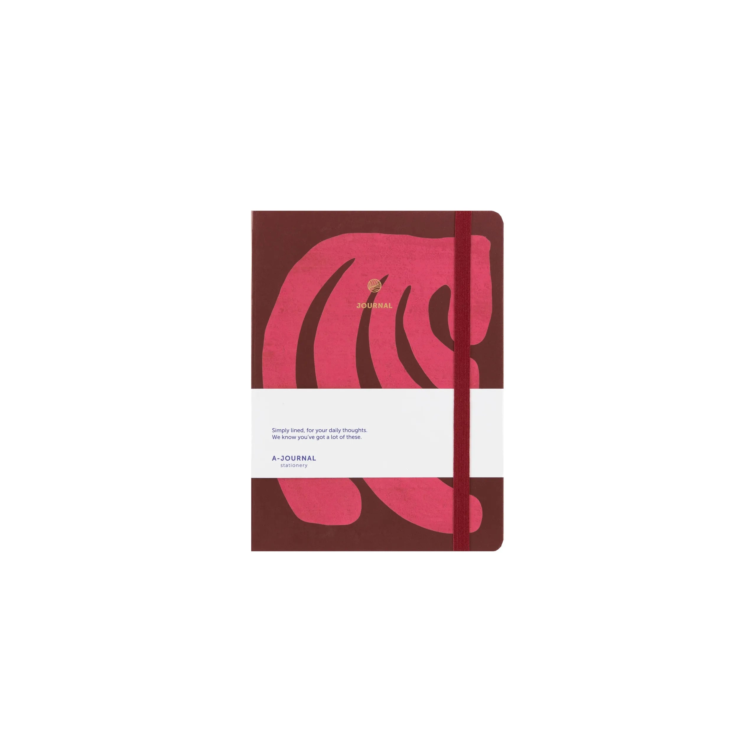 Notesbog - Collage Pink fra A-Journal – forside