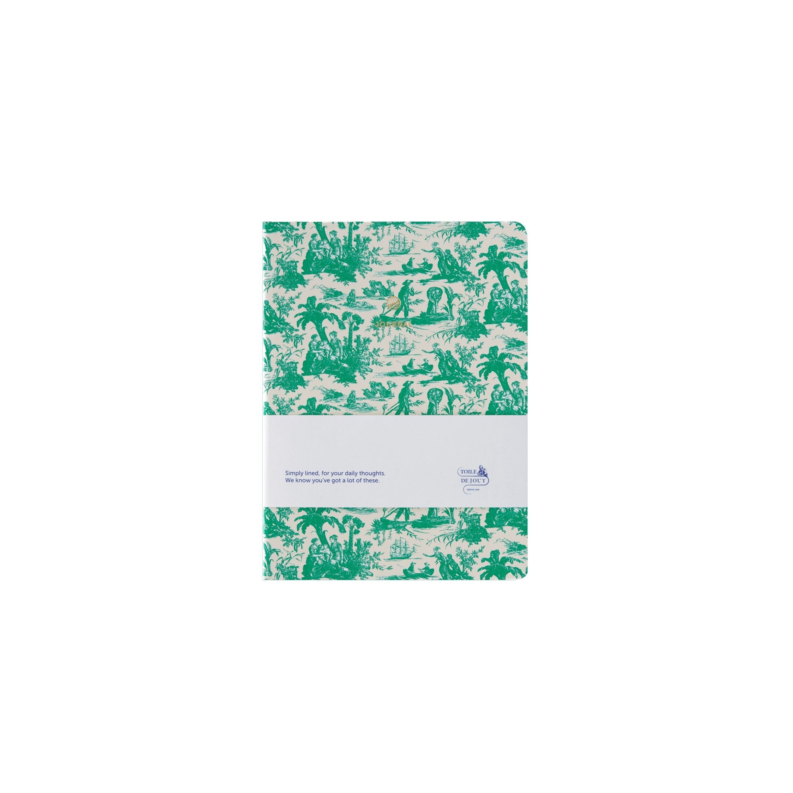 Notesbog - Toile de Jouy - Green fra A-Journal – forside