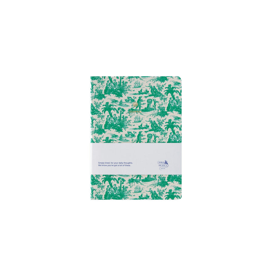 Notesbog - Toile de Jouy - Green fra A-Journal – forside
