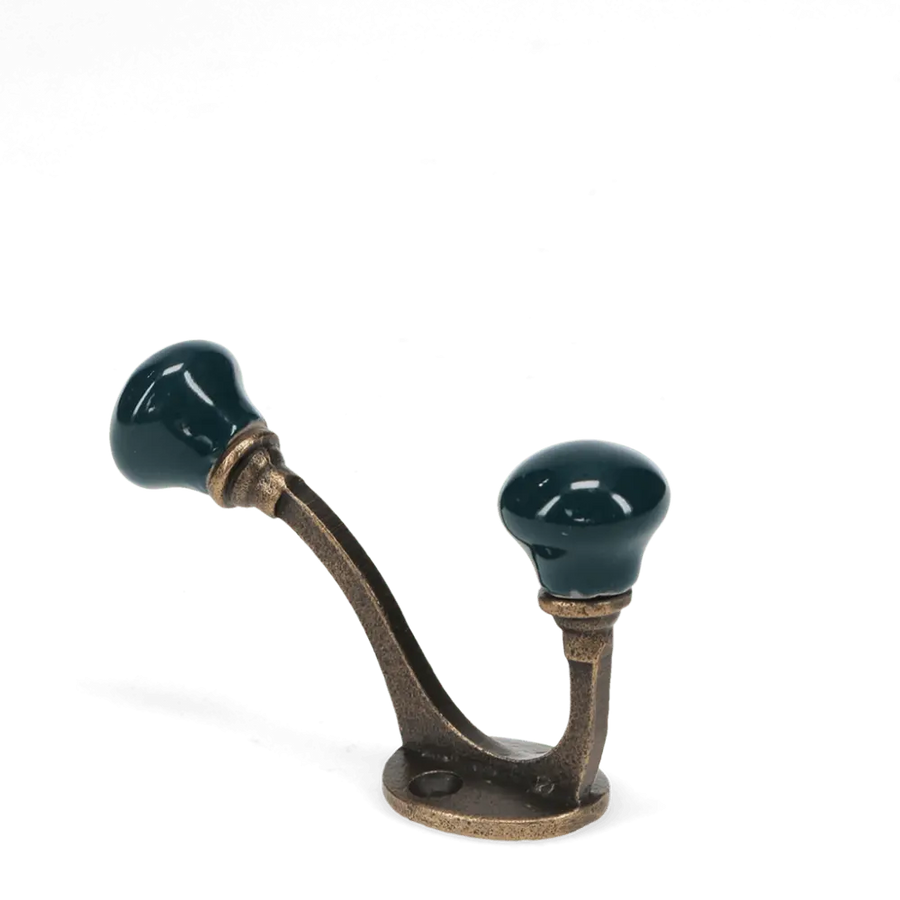 Keramisk dobbeltkrog - Blå