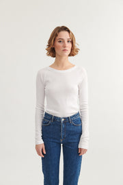 Arense LS Tee - White
