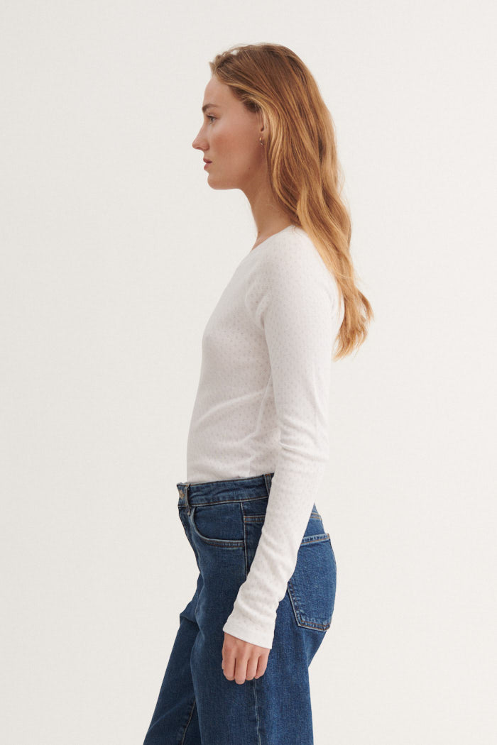 Arense LS Tee - White