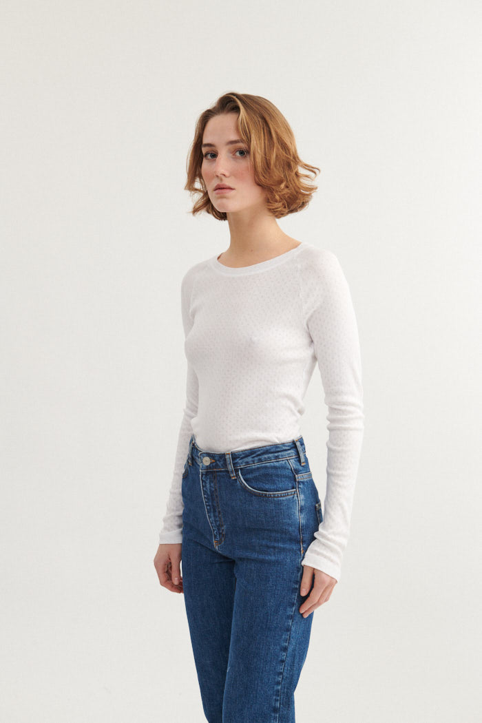 Arense LS Tee - White