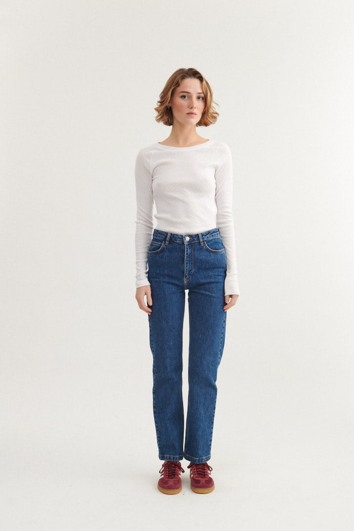 Arense LS Tee - White