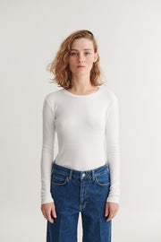 Ludmilla Tee - Sky Captain / Bright White