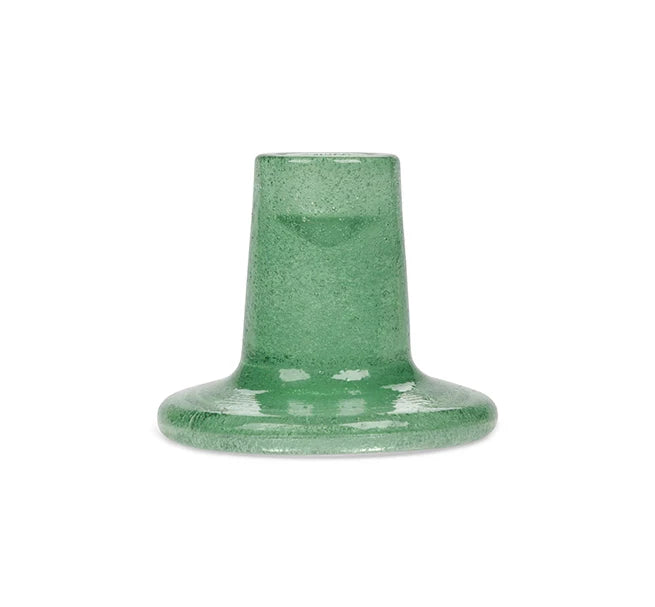 Glas Lysestage - Jade