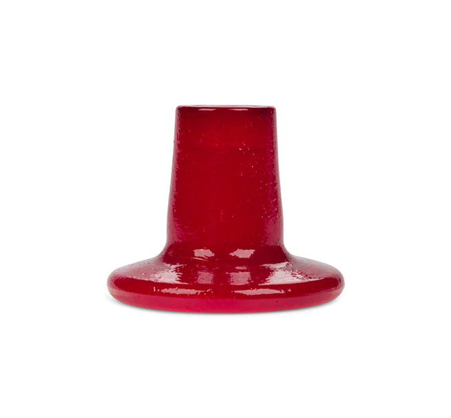 Glas Lysestage - Guardsman Red