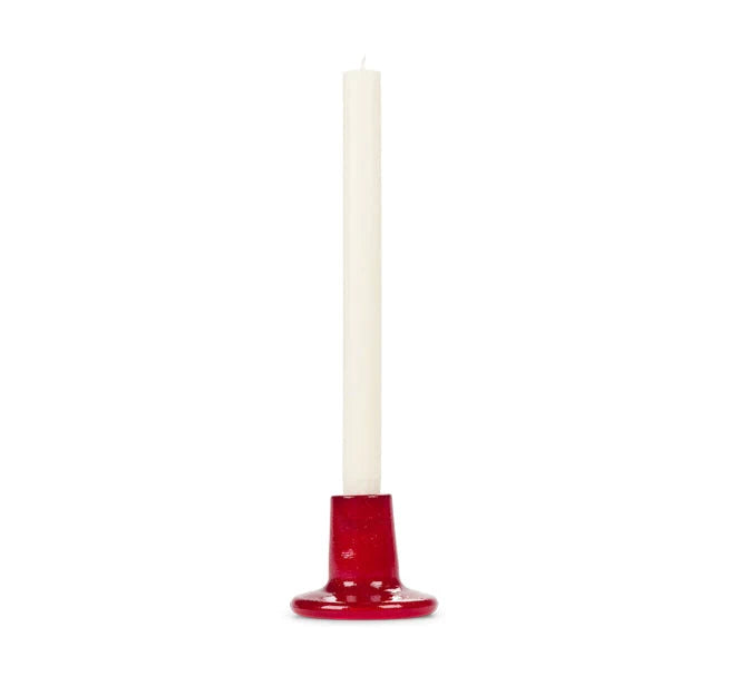 Glas Lysestage - Guardsman Red