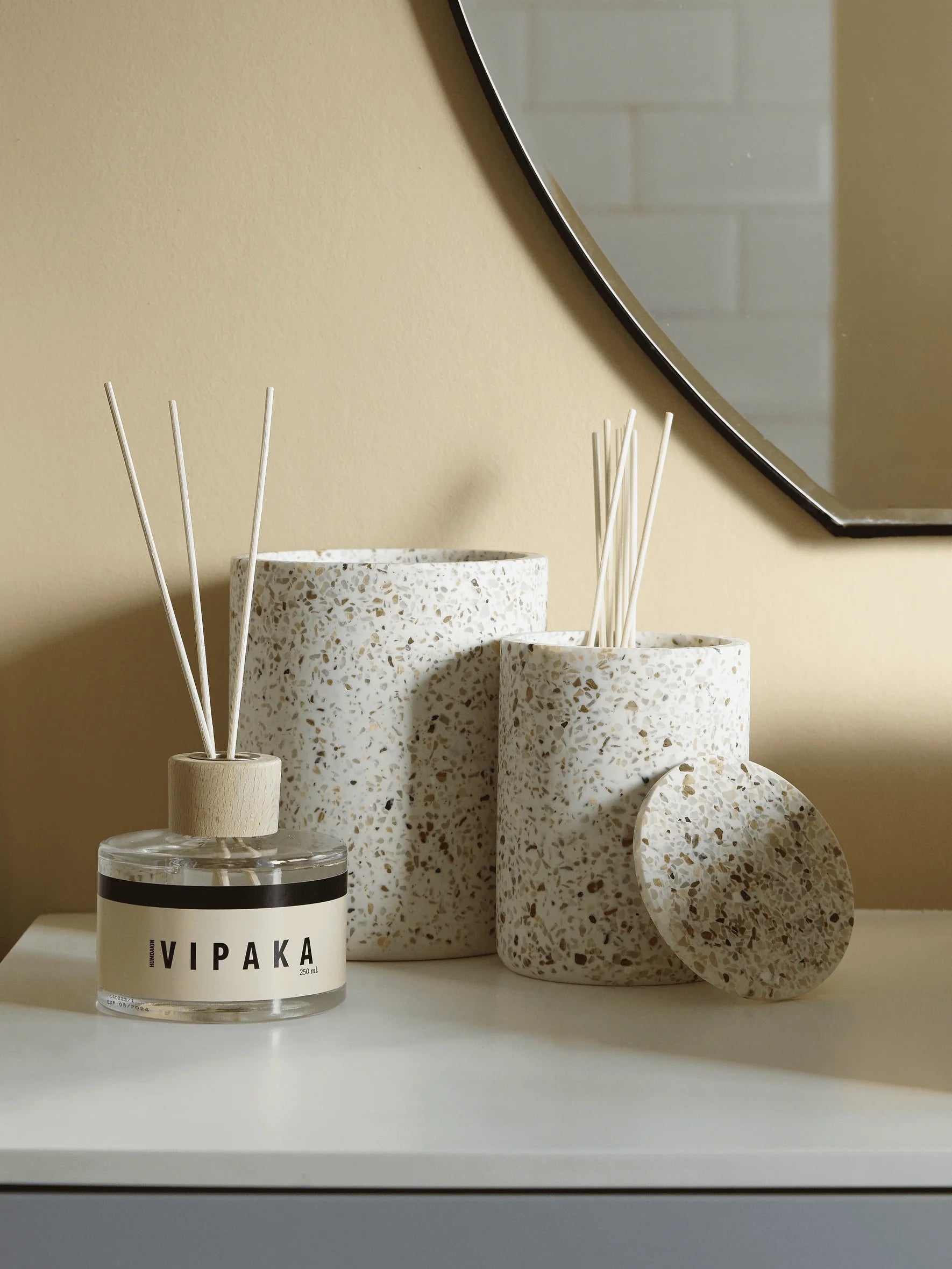 Bologna - Terrazzo Vase w. Lid