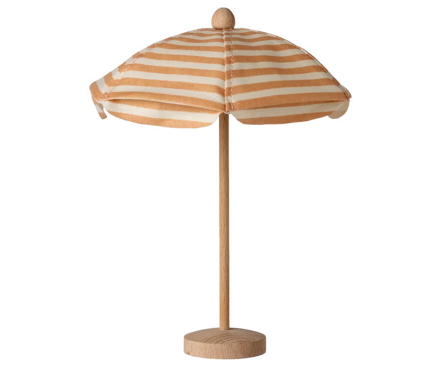 Strandparasol mus lys coral