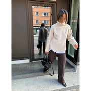 Cady Raglan Sweater - Beige Mel