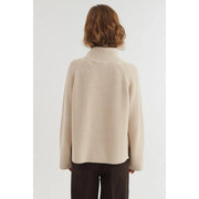 Cady Raglan Sweater - Beige Mel