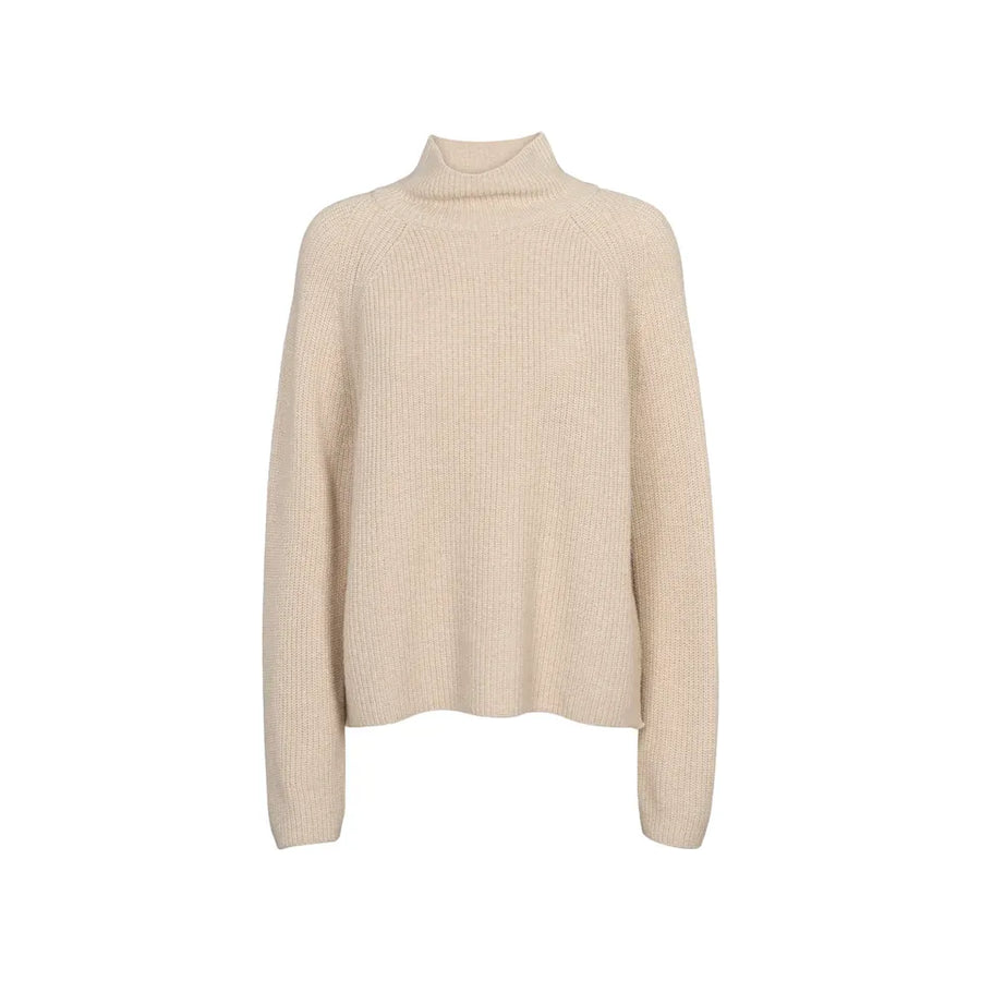 Cady Raglan Sweater - Beige Mel