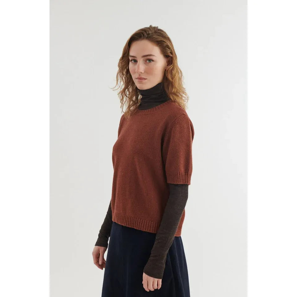 Cady SS O-neck - Tortoise shell