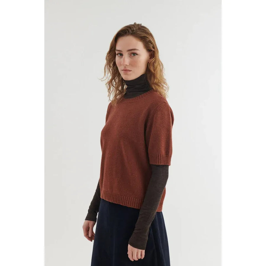 Cady SS O-neck - Tortoise shell